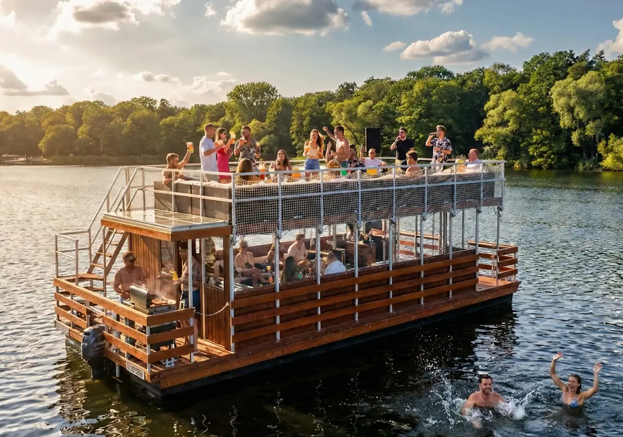 Loungefloß Goldelse in Berlin