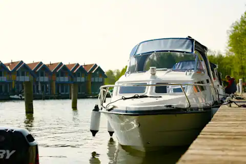 Rental boat Emma on the jetty