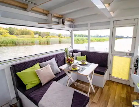 seats and table