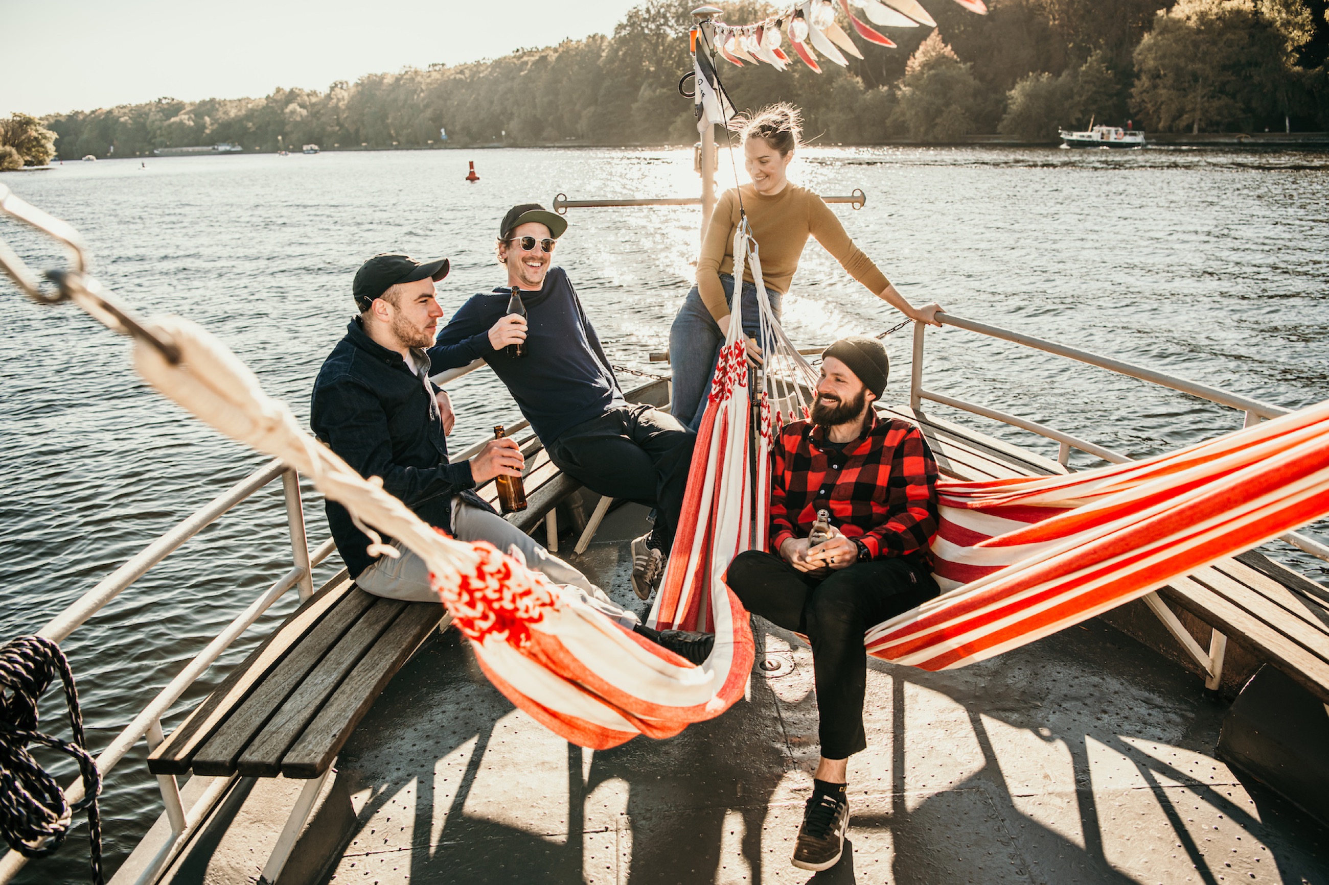 Geburtstag auf einem Partyboot