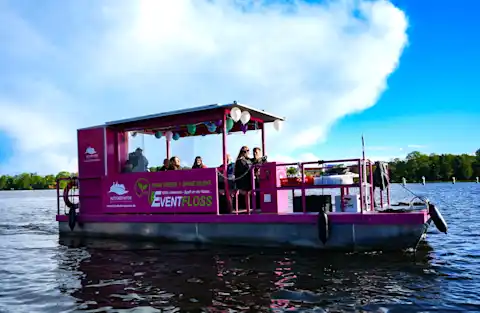 Elektrofloß auf der Oberhavel