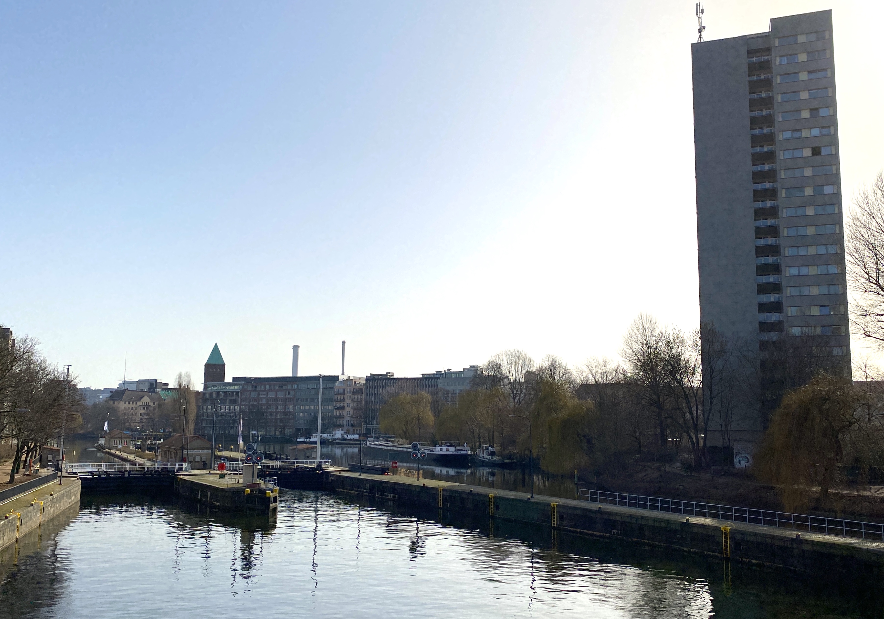 Fischerinsel an der Mühlendammschleuse